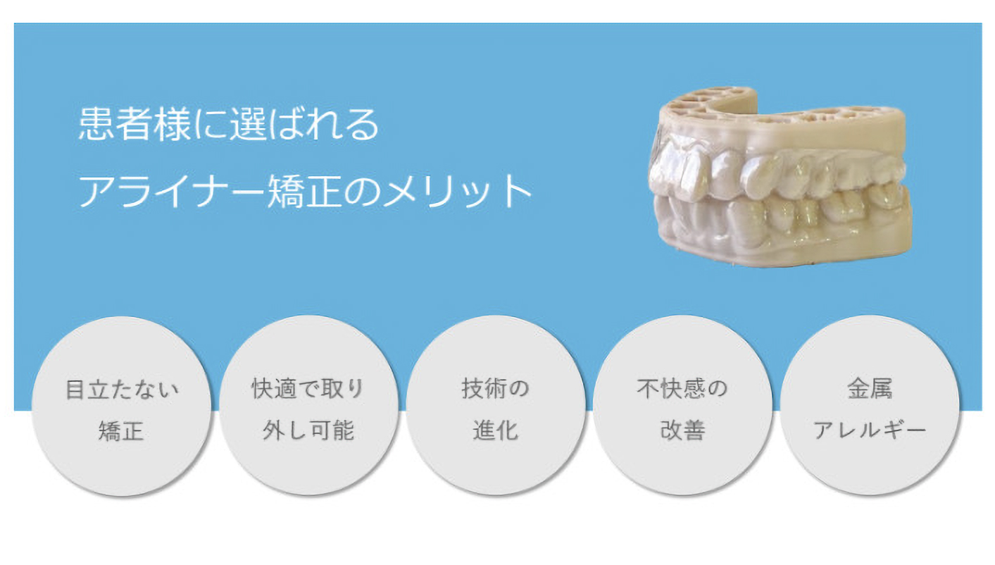 患者様に選ばれるアライナー矯正のメリット